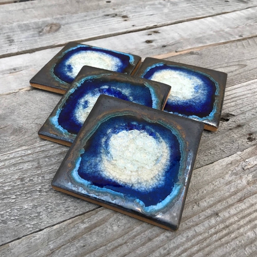 Click to view detail for KB-647 Coasters Set of 4 Tin Man $45